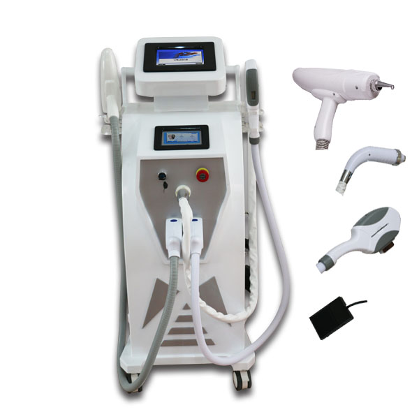 IPL SHR ND YAG LASER RF multifunctional beauty machine