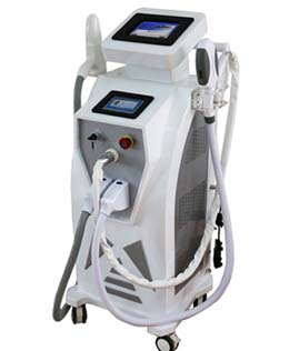 IPL SHR ND YAG LASER RF multifunctional beauty machine