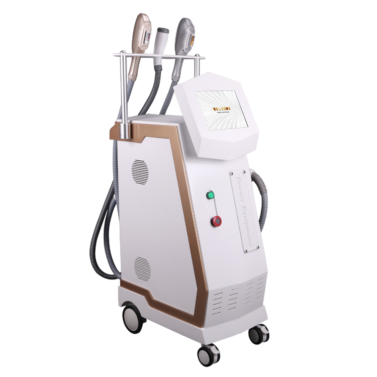 DPL&SHR&ND YAG LASER&RF multifunctional beauty machine