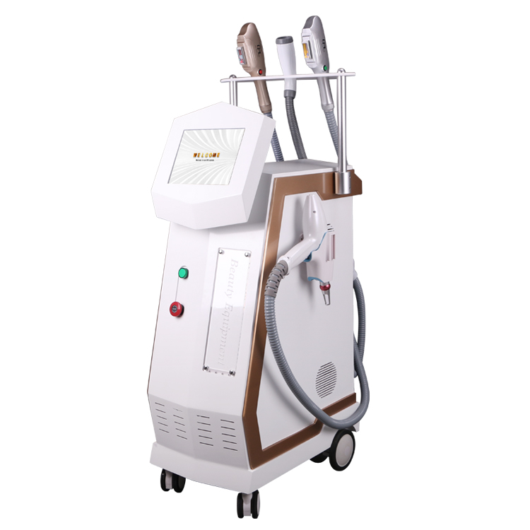 DPL&SHR&ND YAG LASER&RF multifunctional beauty machine