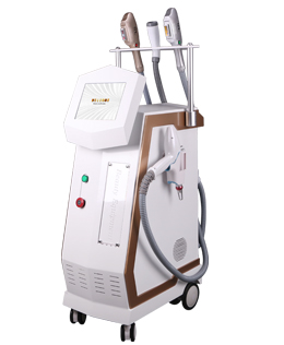 DPL&SHR&ND YAG LASER&RF multifunctional beauty machine