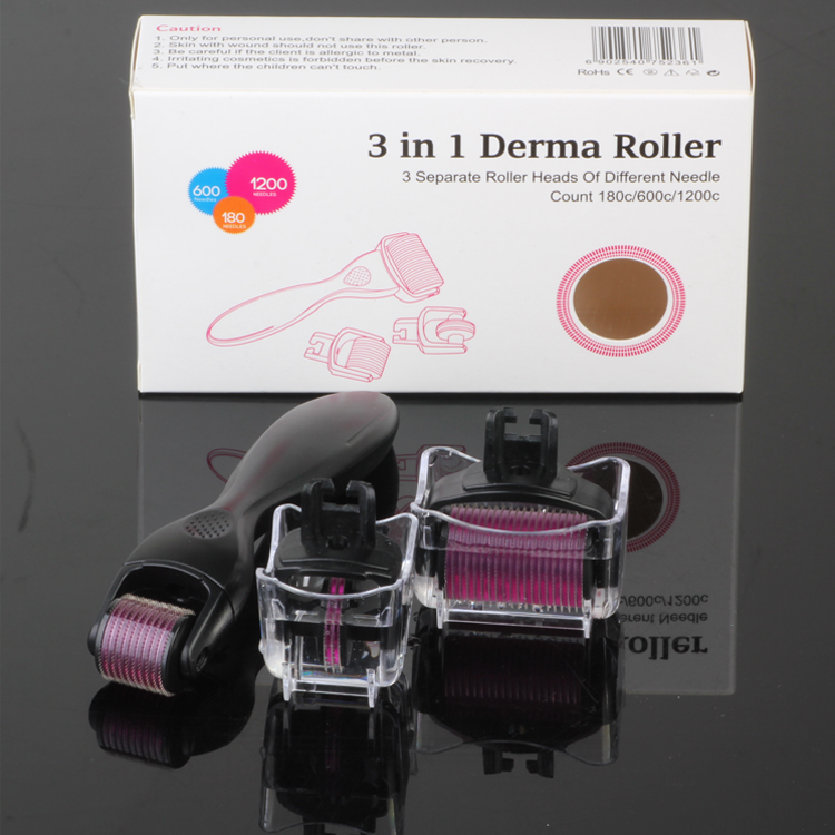3in1 derma roller microneedle therapy