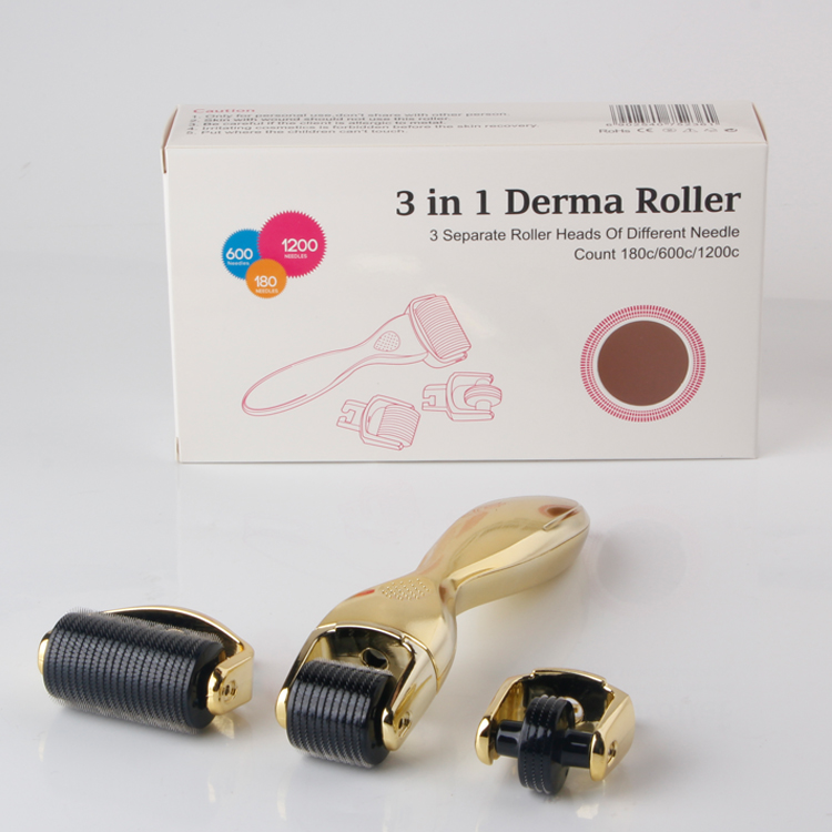 3in1 derma roller microneedle therapy