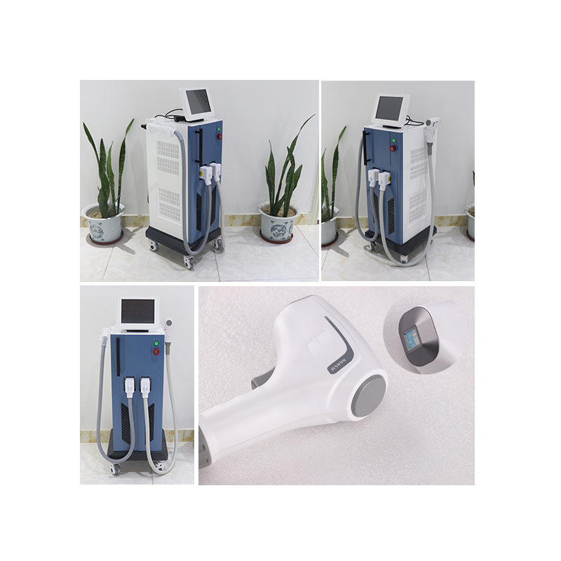 2in1 nd yag laser+808nm diode laser beauty machine