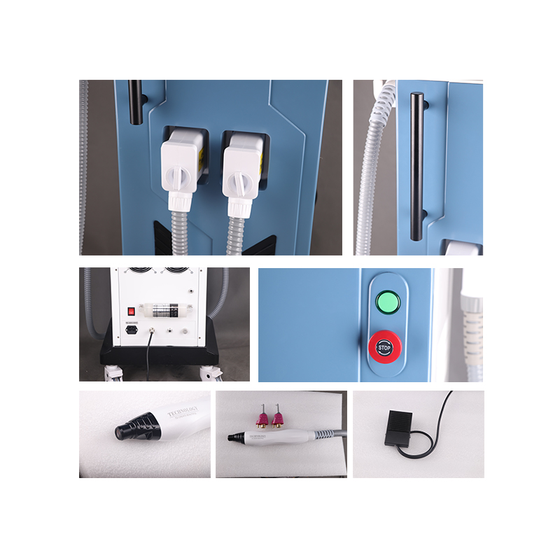 2in1 nd yag laser+808nm diode laser beauty machine