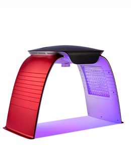 LED PDT light therapy with hot and cooling steam